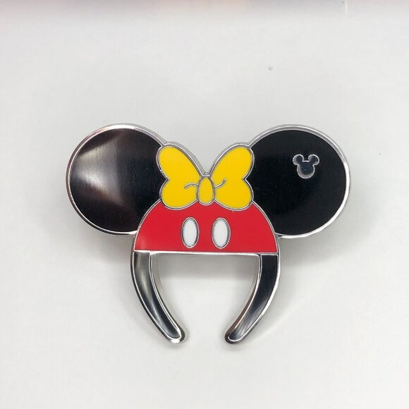 2025 Walt Disney World Hidden Disney Pin Minnie Mouse Ear Headbands - Picture 1 of 2
